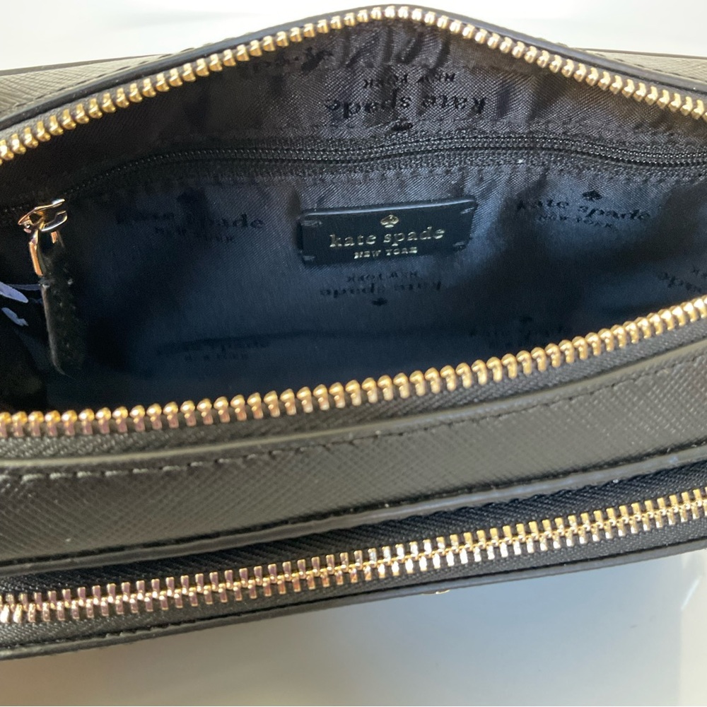 Kate Spade NWOT Dual Zip Around Crossbody. - Picture 5 of 5